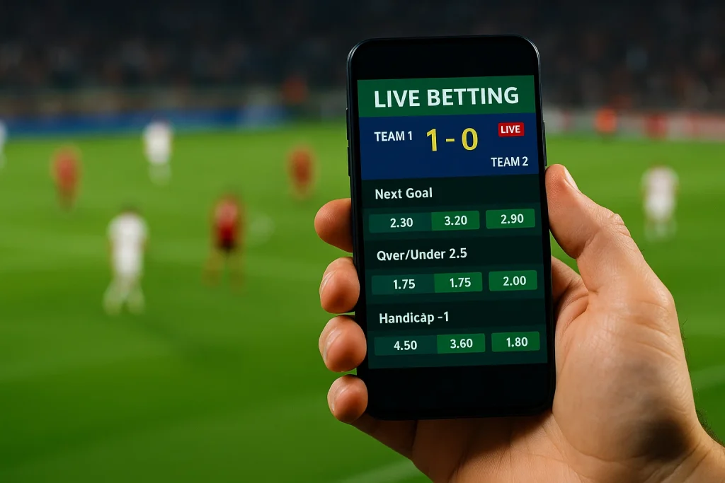 Live betting – spel i realtid när pulsen stiger